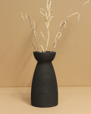 Ceramic scratch vase L