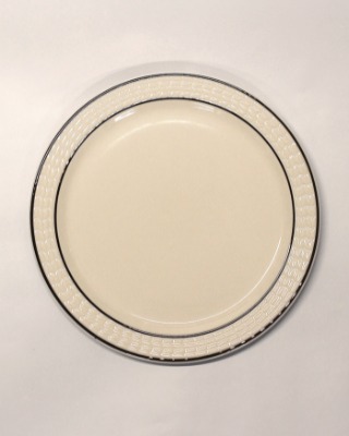Ceramic Plate - Black Line